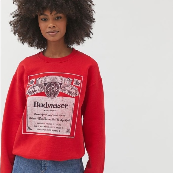 budweiser crew neck urban outfitters